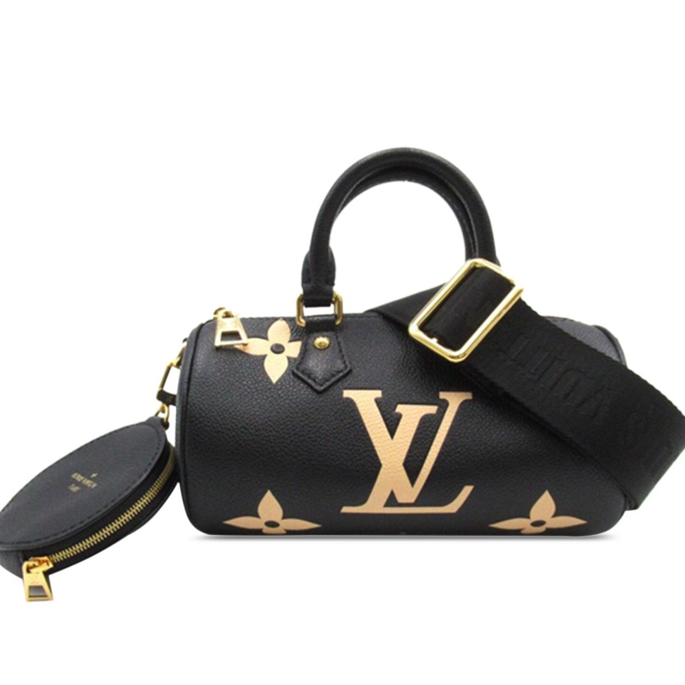 Louis Vuitton Black Bicolor Monogram Empreinte Papillon BB